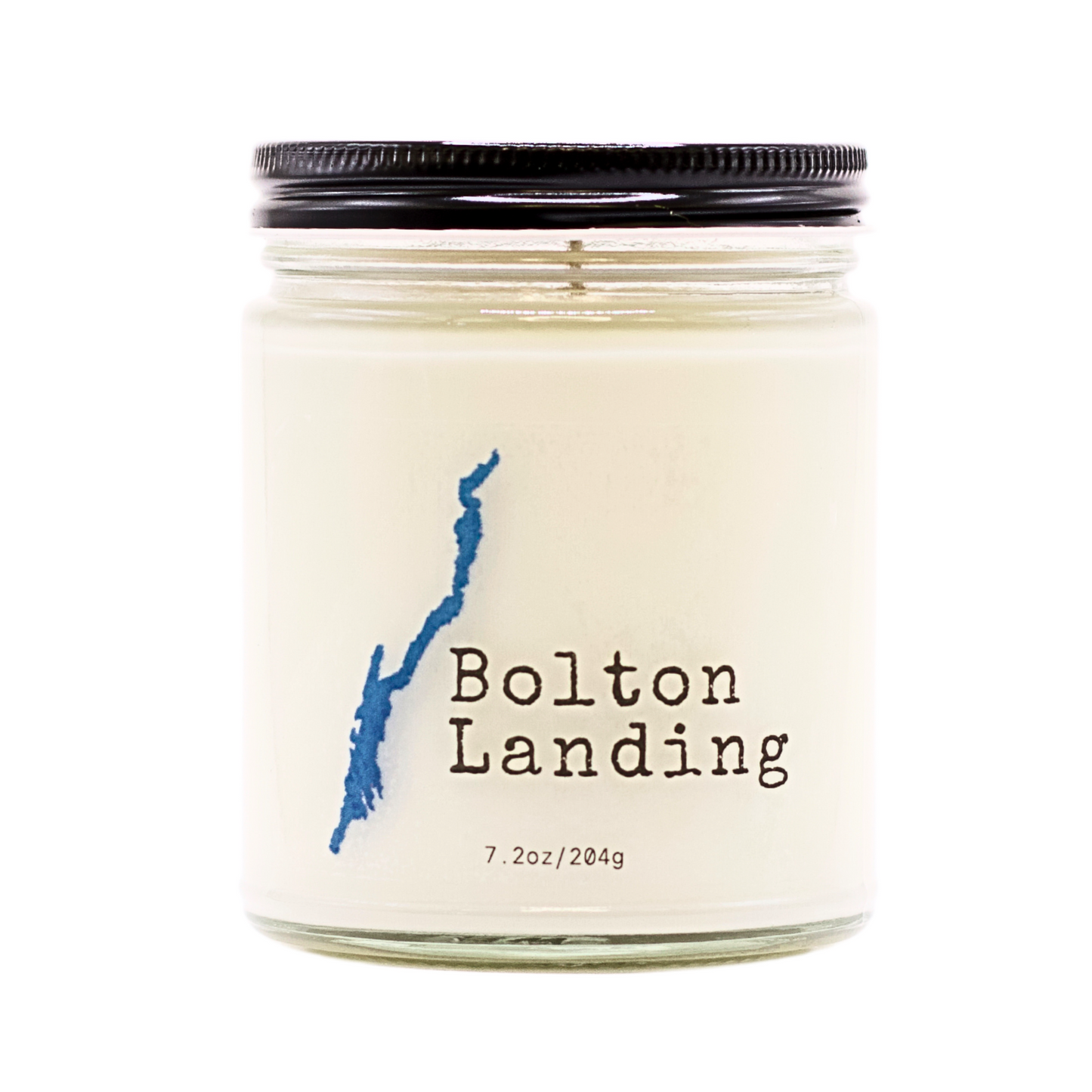 Bolton Landing Candle With Lake George Outline