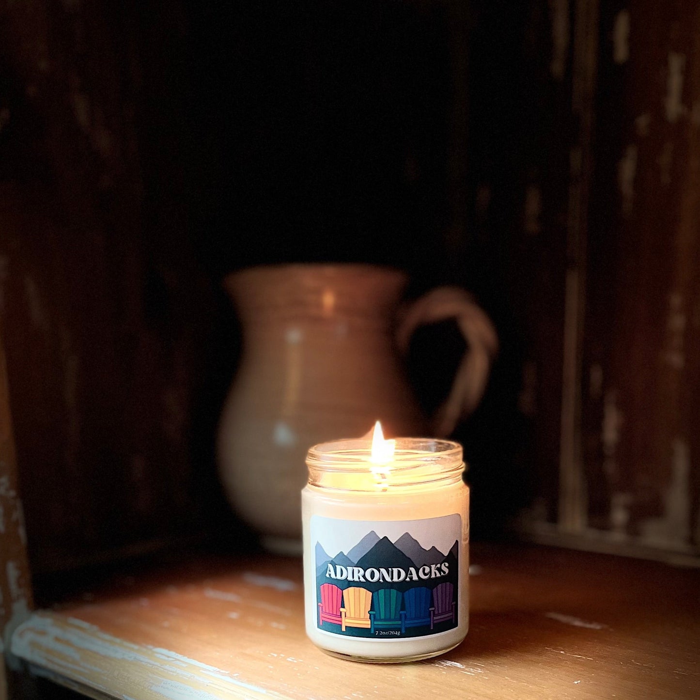 Adirondack Love Candle