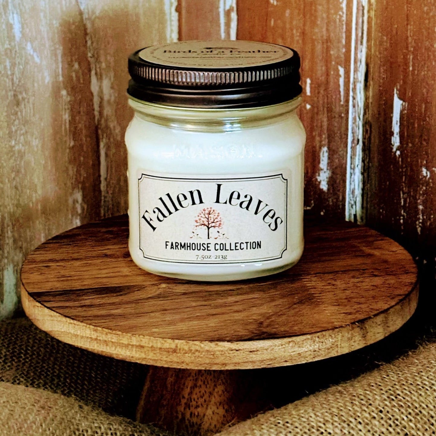 Fallen Leaves Farmhouse Candle