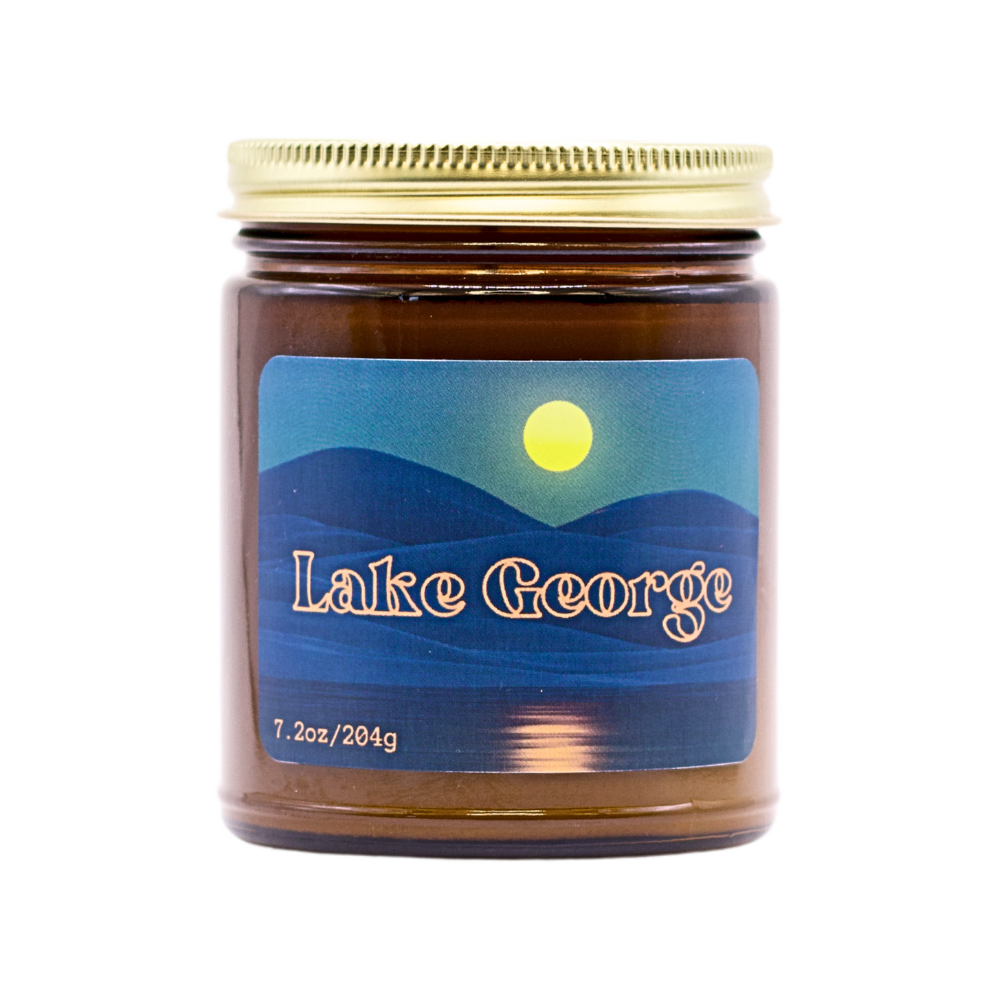 Lake George Moonlight Candle